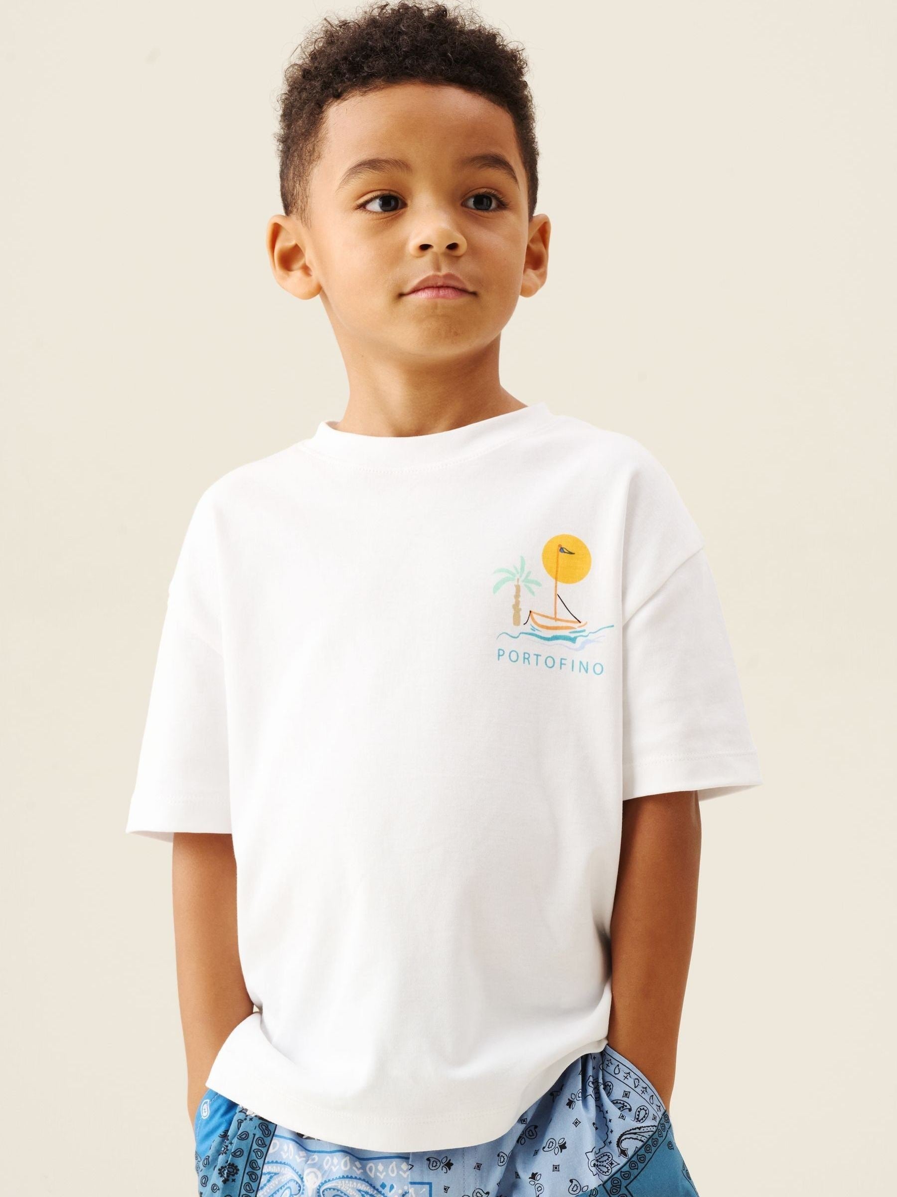 Dsiney Kidz - Angel & Rocket White Ray Potofino Graphic T-Shirt image 1