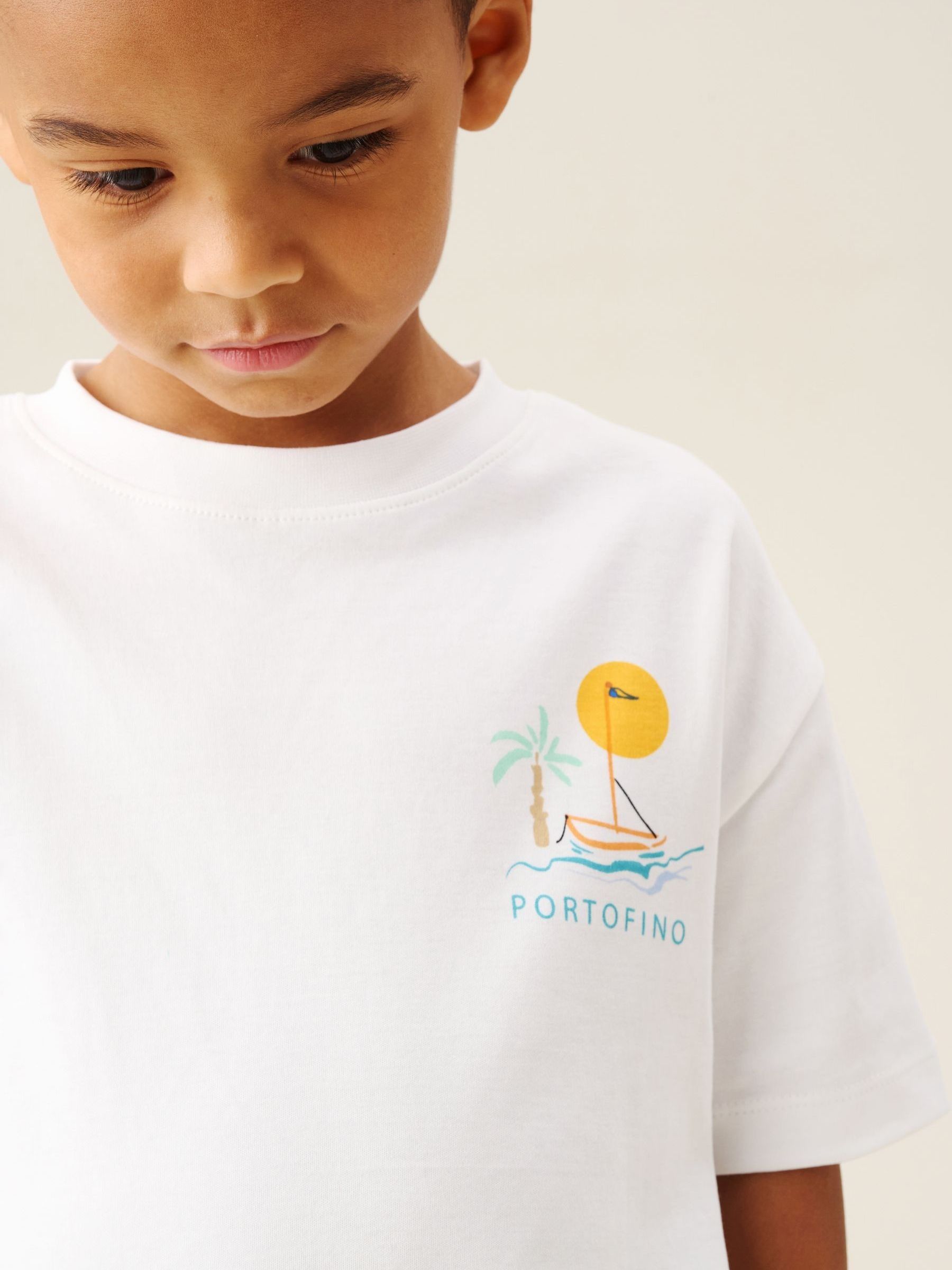 Dsiney Kidz - Angel & Rocket White Ray Potofino Graphic T-Shirt image 4