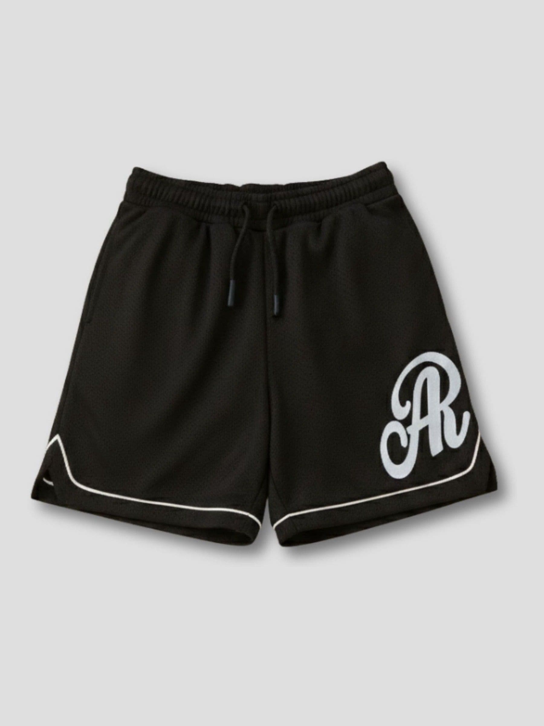 Dsiney Kidz - Angel & Rocket Black Ace Drawcord Mesh Shorts image 4
