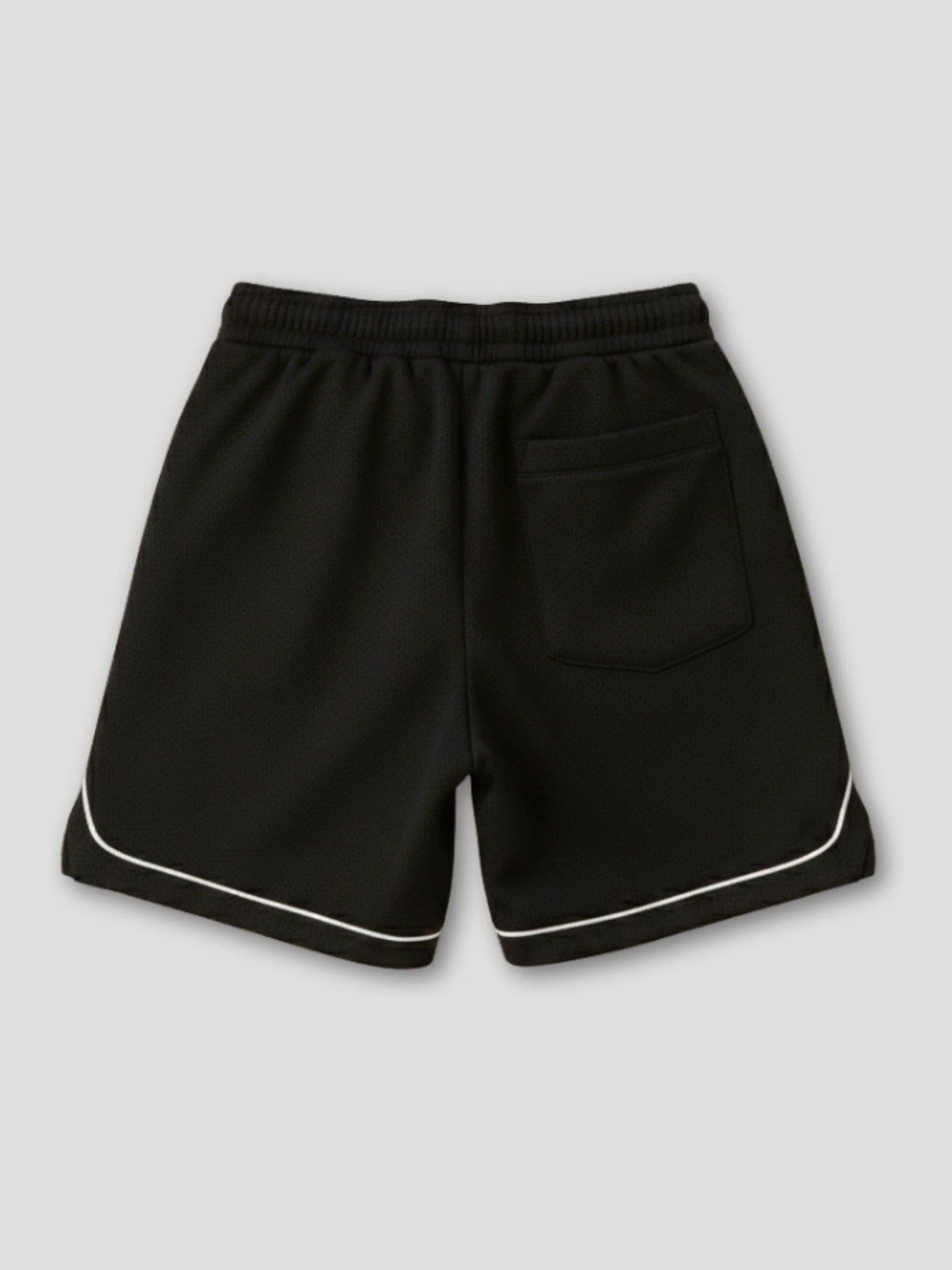 Dsiney Kidz - Angel & Rocket Black Ace Drawcord Mesh Shorts image 5
