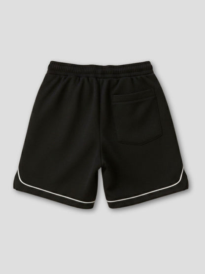 Dsiney Kidz - Angel & Rocket Black Ace Drawcord Mesh Shorts image 5