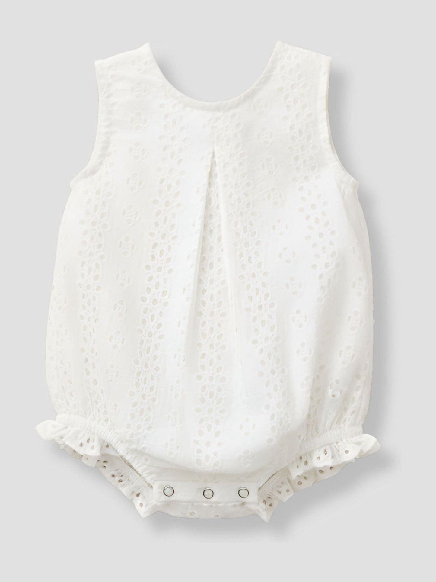 Angel & Rocket White Lula Broderie Frill Romper image 4