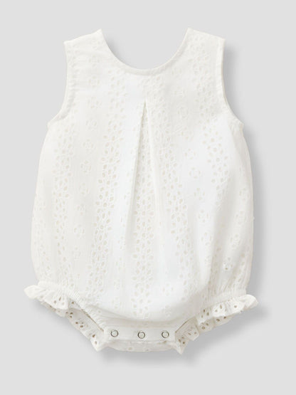 Angel & Rocket White Lula Broderie Frill Romper image 4