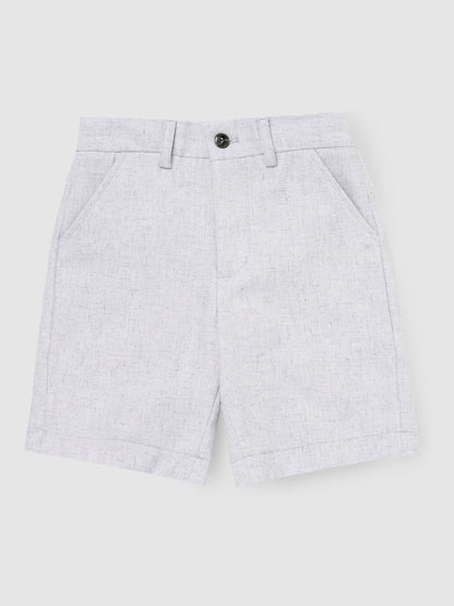 Dsiney Kidz - Angel & Rocket Grey Luca Melange Shorts image 3