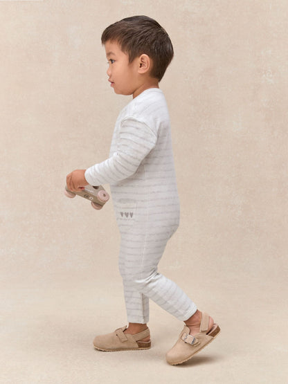 The White Company White Cotton Stripe Romper image 4