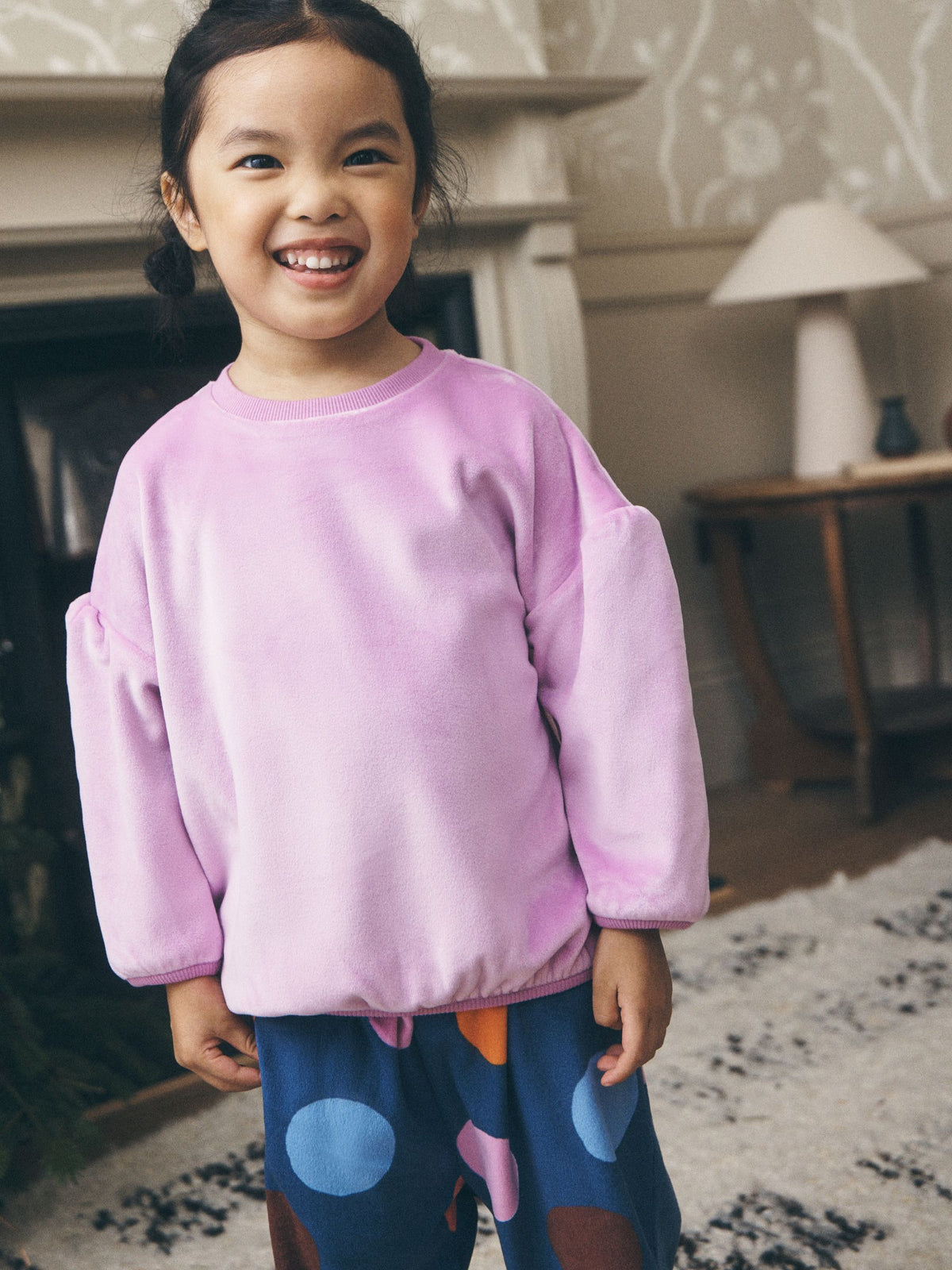 Navy Fleece Cosy Pyjamas (9mths-10yrs) - image 2