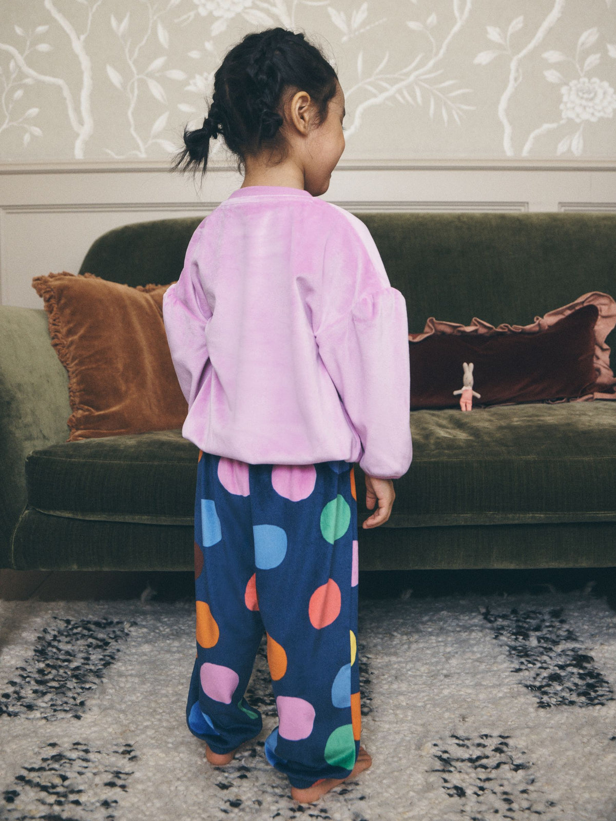 Navy Fleece Cosy Pyjamas (9mths-10yrs) - image 3
