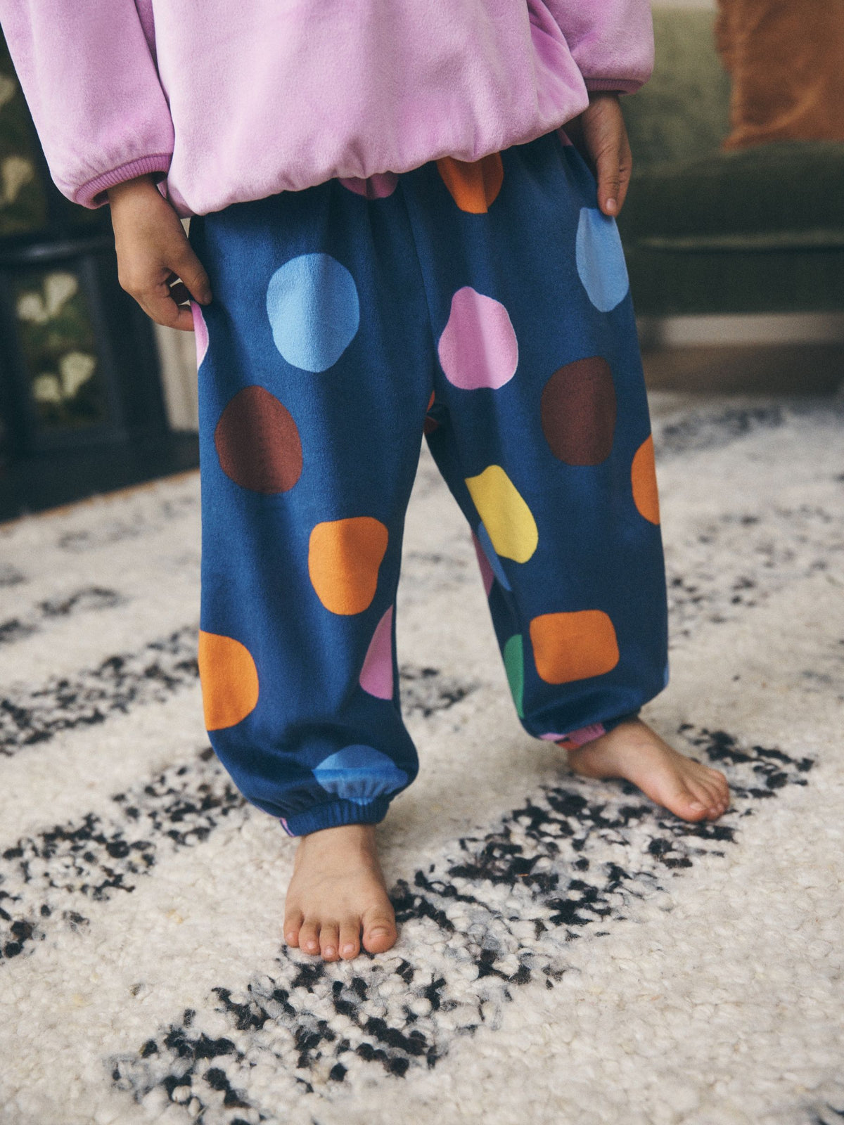 Navy Fleece Cosy Pyjamas (9mths-10yrs) - image 4