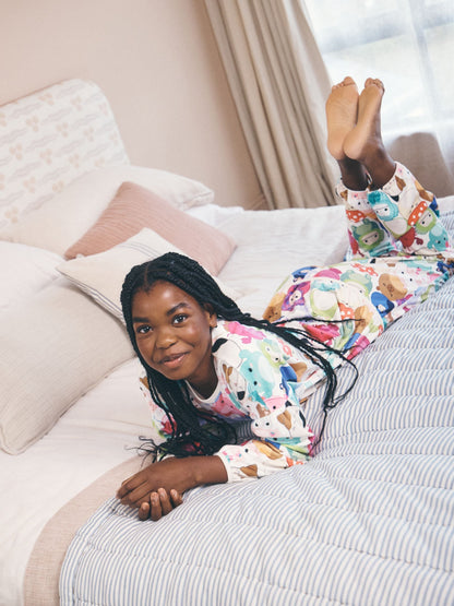 Multicoloured Squishmallows Fleece Cosy Pyjamas (3-16yrs) - image 2