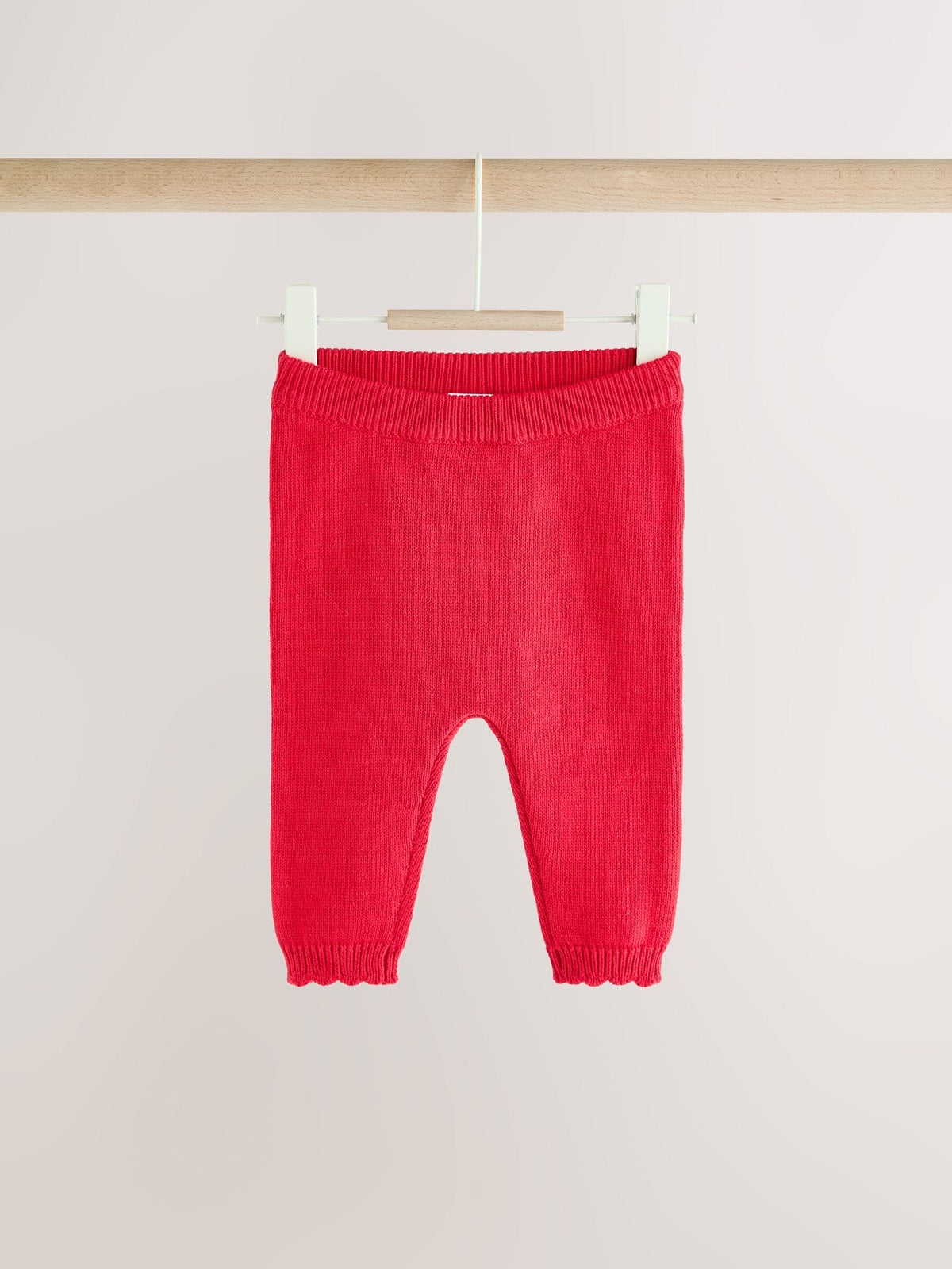 Dsiney Kidz - Red Frill Knitted Bow Baby Cardigan & Leggings Set 2 Piece (0mths-2yrs) image 3