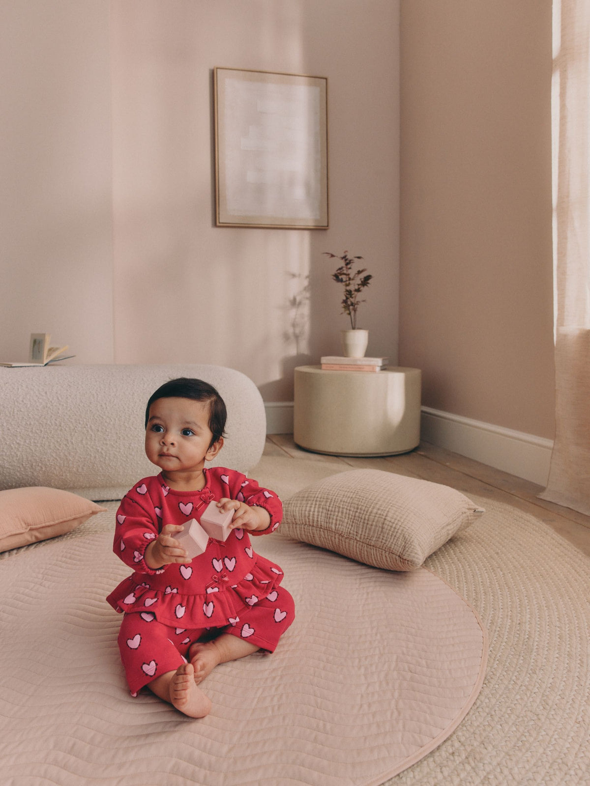 Red Heart Baby Sweat Top And Joggers Set 2 Piece (0mths-2yrs) - image 3