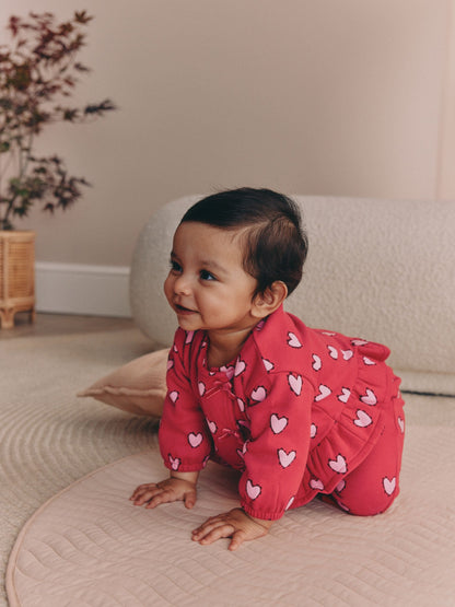 Red Heart Baby Sweat Top And Joggers Set 2 Piece (0mths-2yrs) - image 5