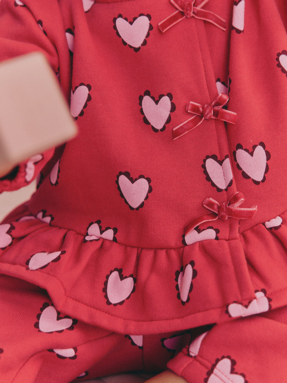 Red Heart Baby Sweat Top And Joggers Set 2 Piece (0mths-2yrs) - image 6