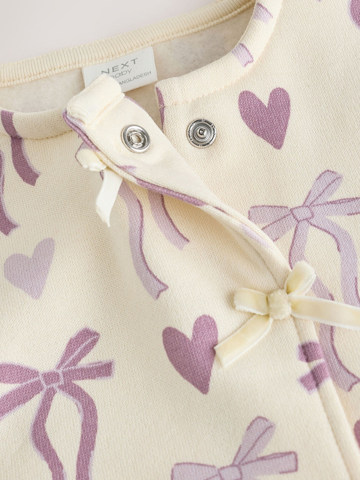Purple Bow Baby Sweat Top And Joggers Set 2 Piece (0mths-2yrs) - image 12