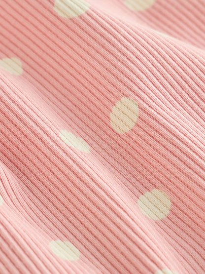 Pink Spot Peplum Top and Leggings Baby Set (0mths-2yrs) - image 12