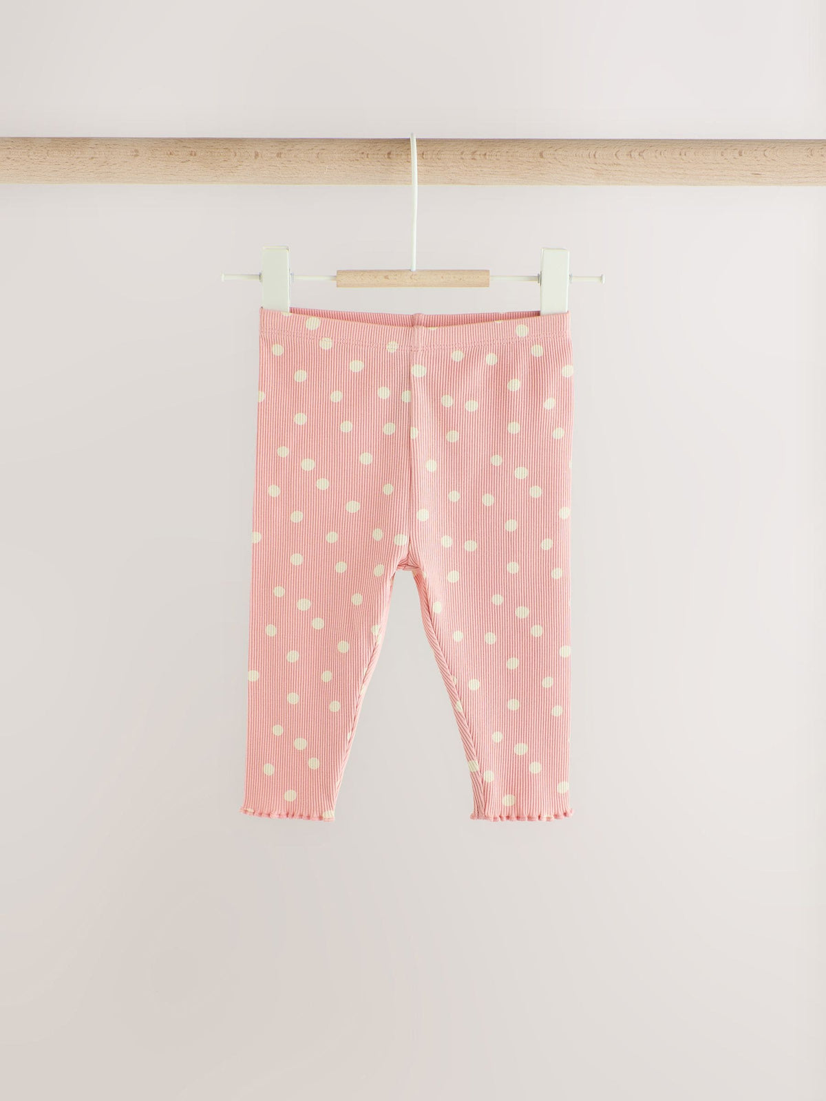 Pink Spot Peplum Top and Leggings Baby Set (0mths-2yrs) - image 3