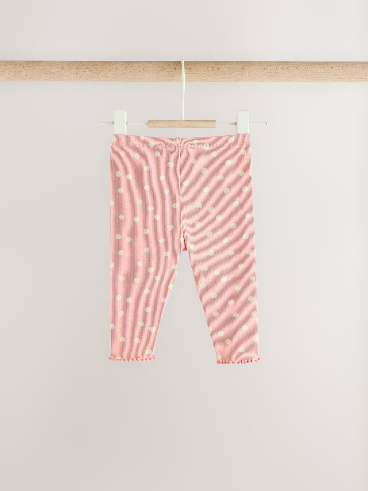 Pink Spot Peplum Top and Leggings Baby Set (0mths-2yrs) - image 6