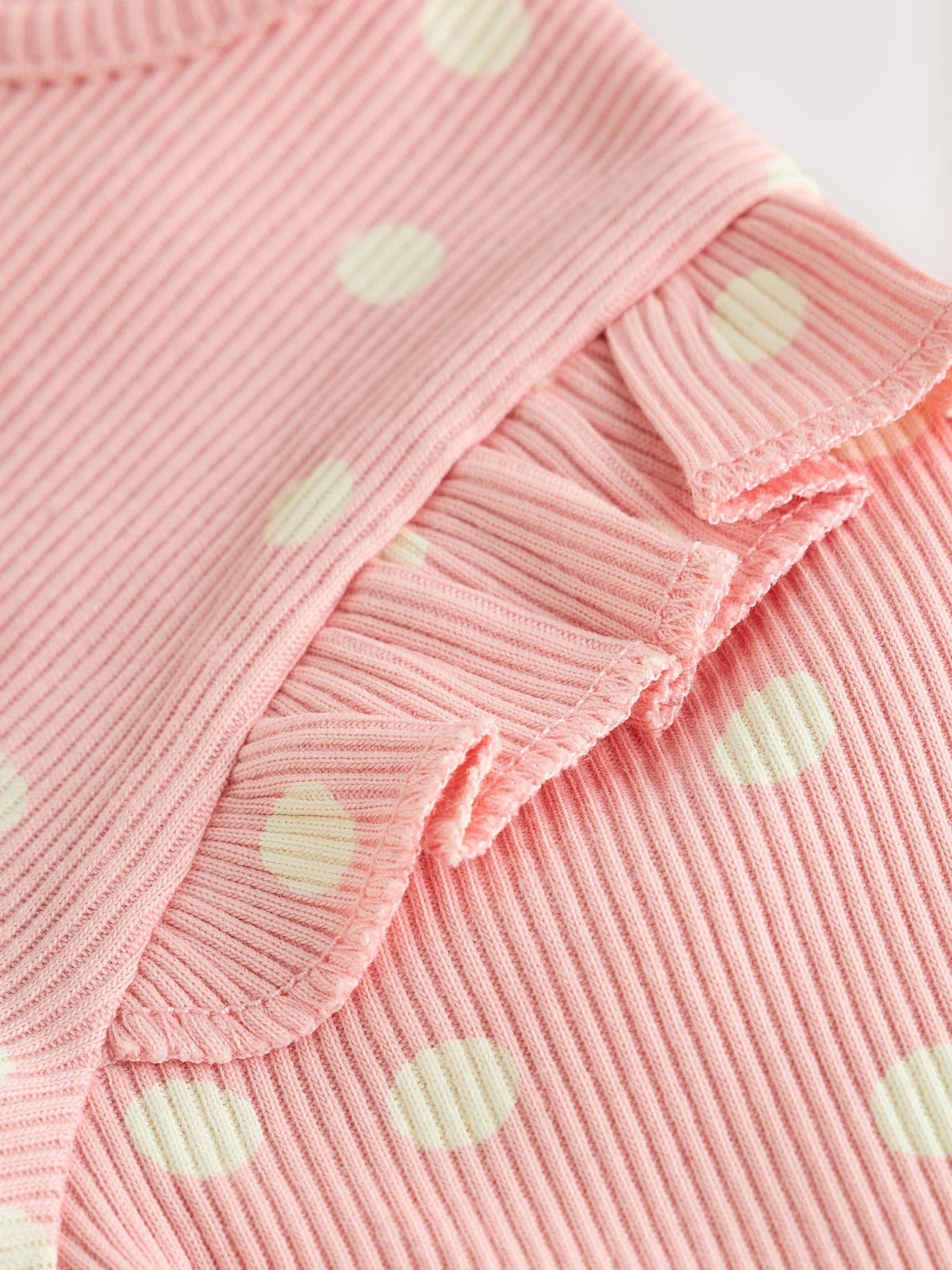 Pink Spot Peplum Top and Leggings Baby Set (0mths-2yrs) - image 9