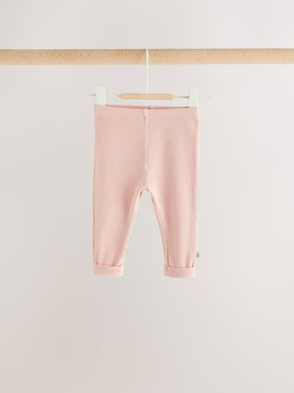 Pink Fairsle Printed Baby Fleece Sweater and Leggings Set 2 Piece (0mths-2yrs) - image 8