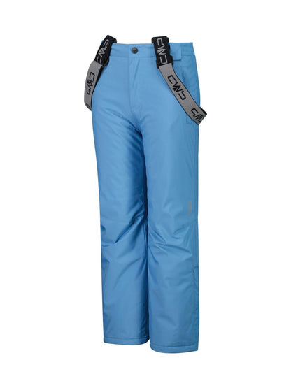 CMP Blue Technical Twill Waterproof Ski Salopette Trousers - image 3