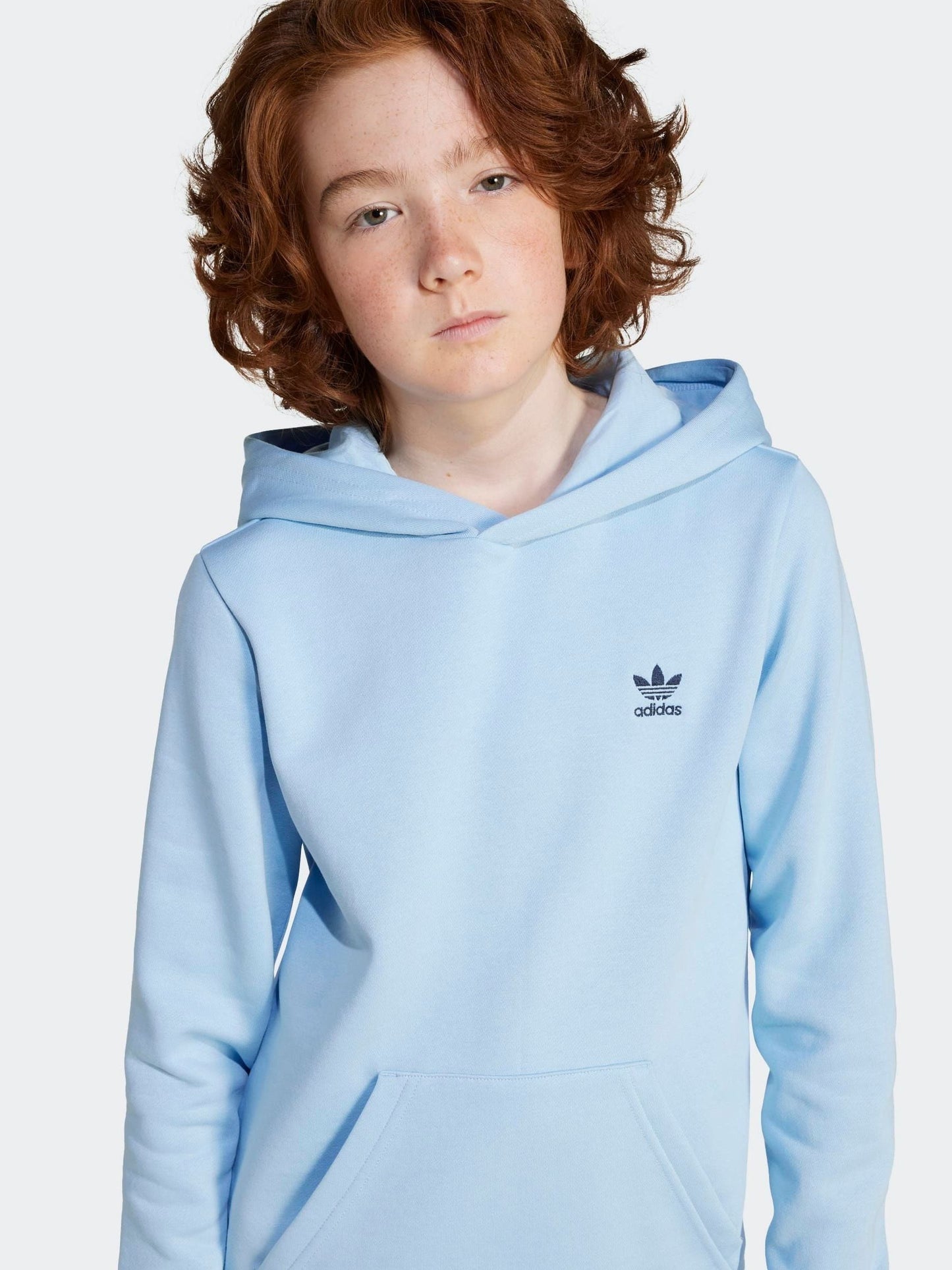 Dsiney Kidz - adidas Originals Sky Blue Blue French Terry Hoodie image 3