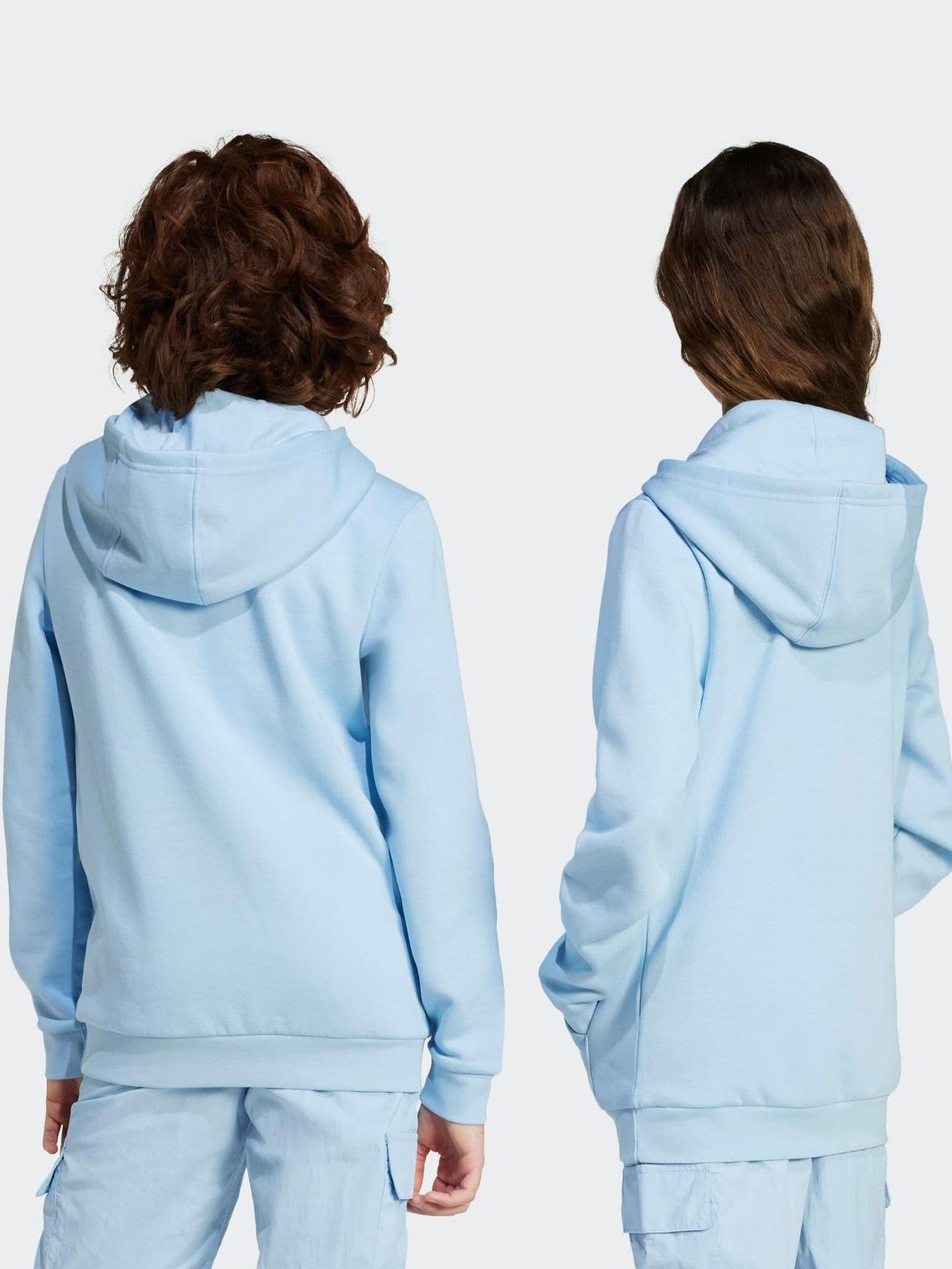 Dsiney Kidz - adidas Originals Sky Blue Blue French Terry Hoodie image 5