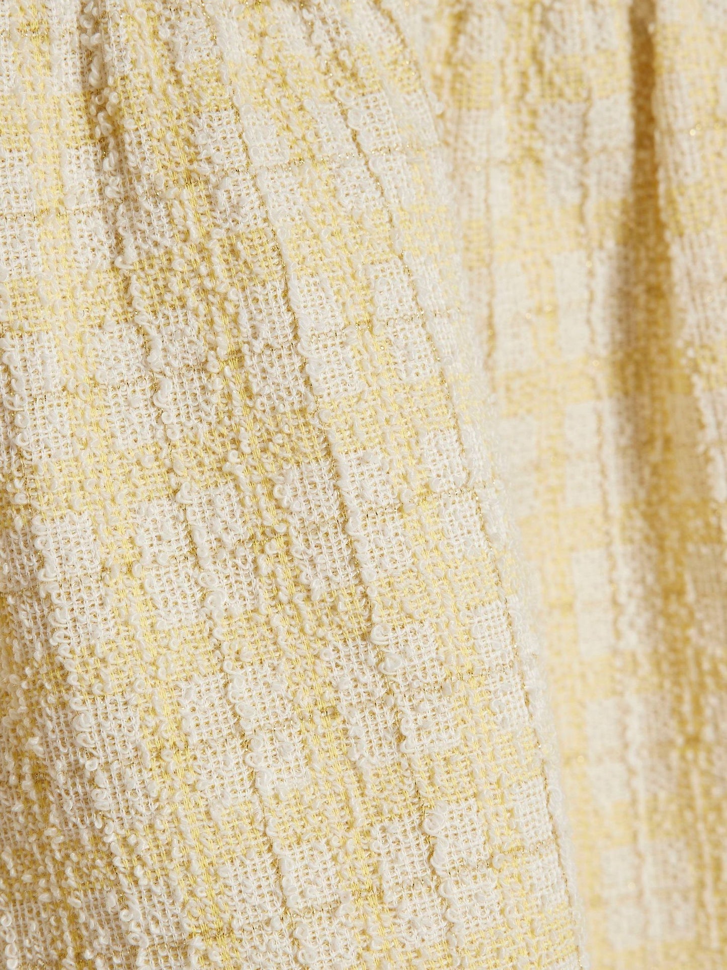 Dsiney Kidz - River Island Yellow Boucle Waistcoat & Skirt Set image 5