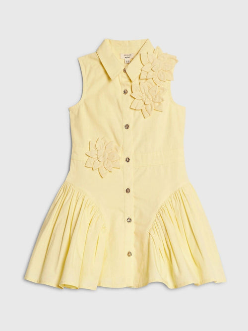 Dsiney Kidz - River Island Yellow 3D Flower Prom Dress image 1