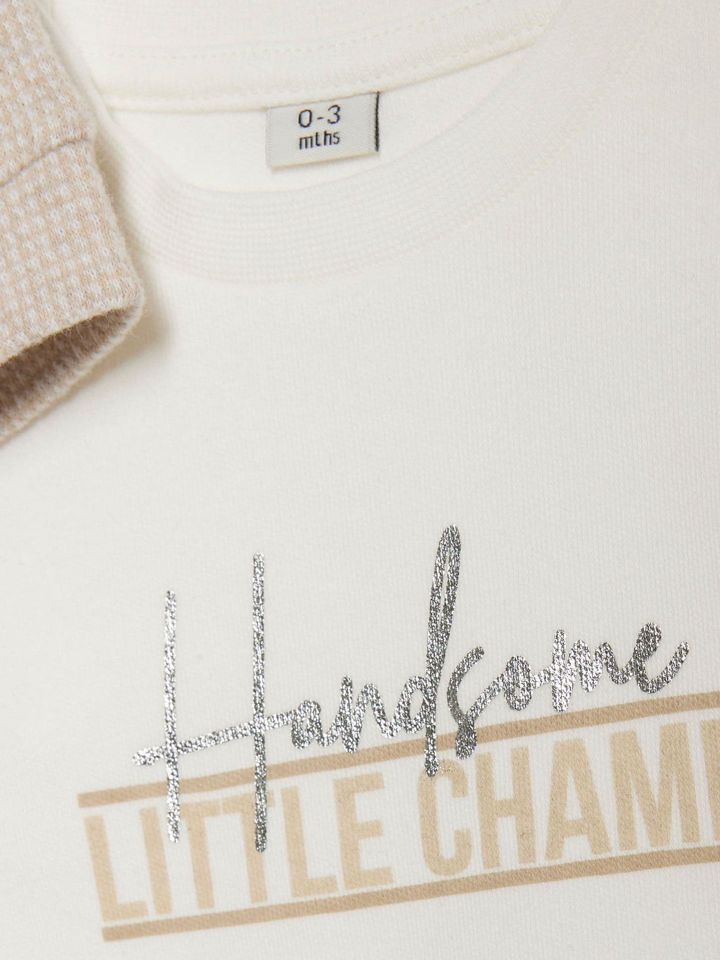 River Island Brown Jacquard Shacket Set & Bodysuit image 5