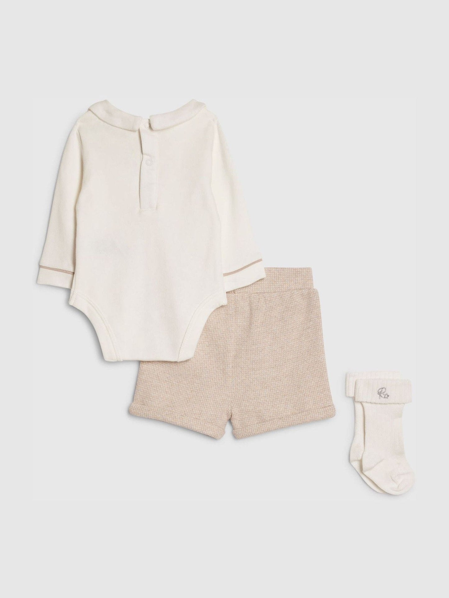 River Island Brown Smart Bloomer Shorts & Socks Sets image 2