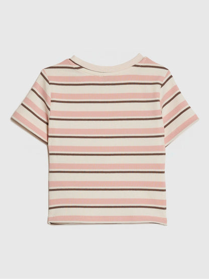 Dsiney Kidz - River Island Pink Stripe Baby T-Shirt image 2