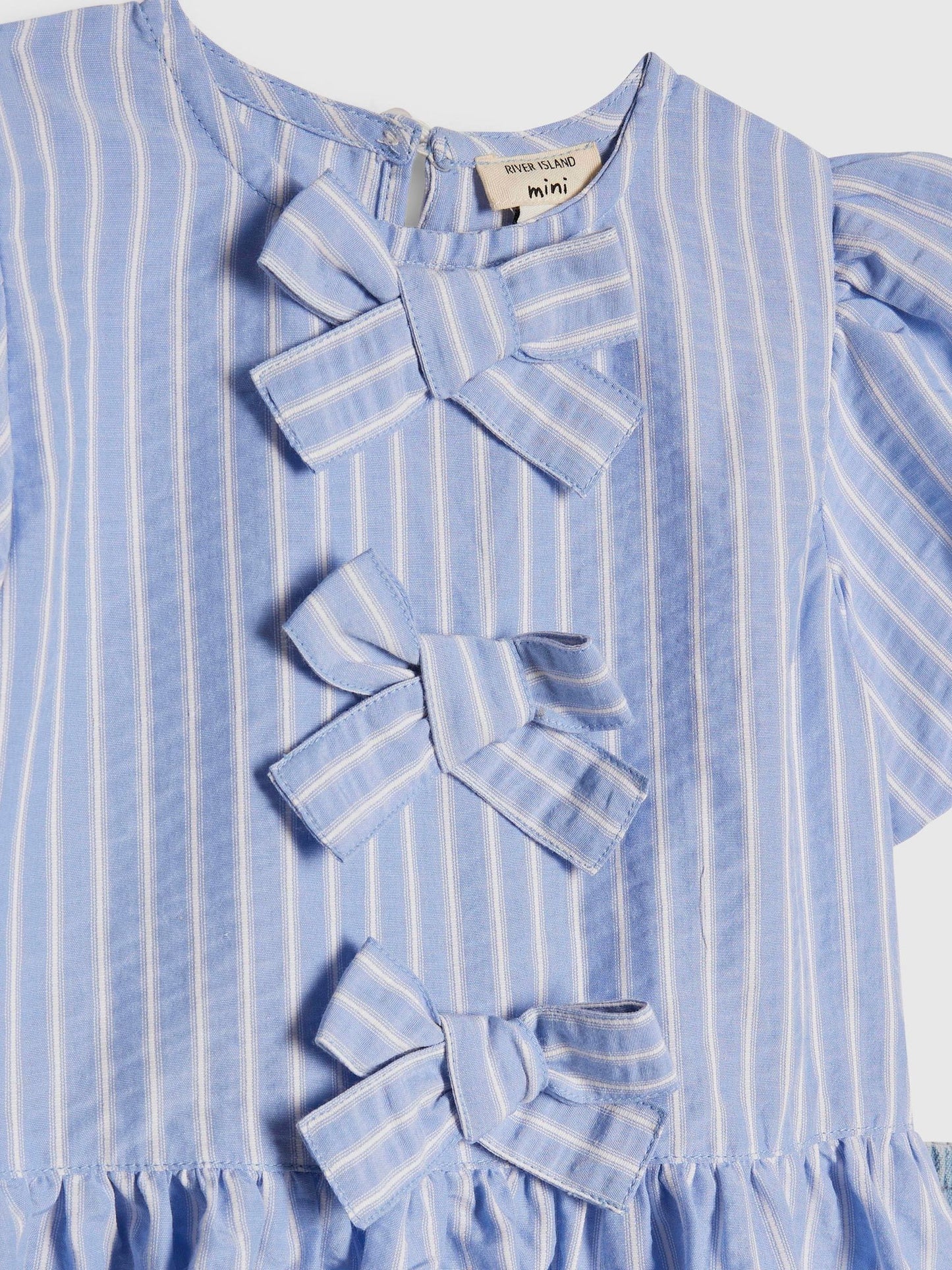 River Island Blue Seersucker Top & Jeans Set image 4