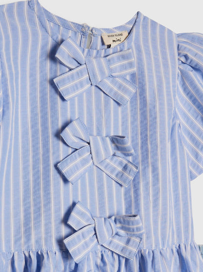 River Island Blue Seersucker Top & Jeans Set image 4