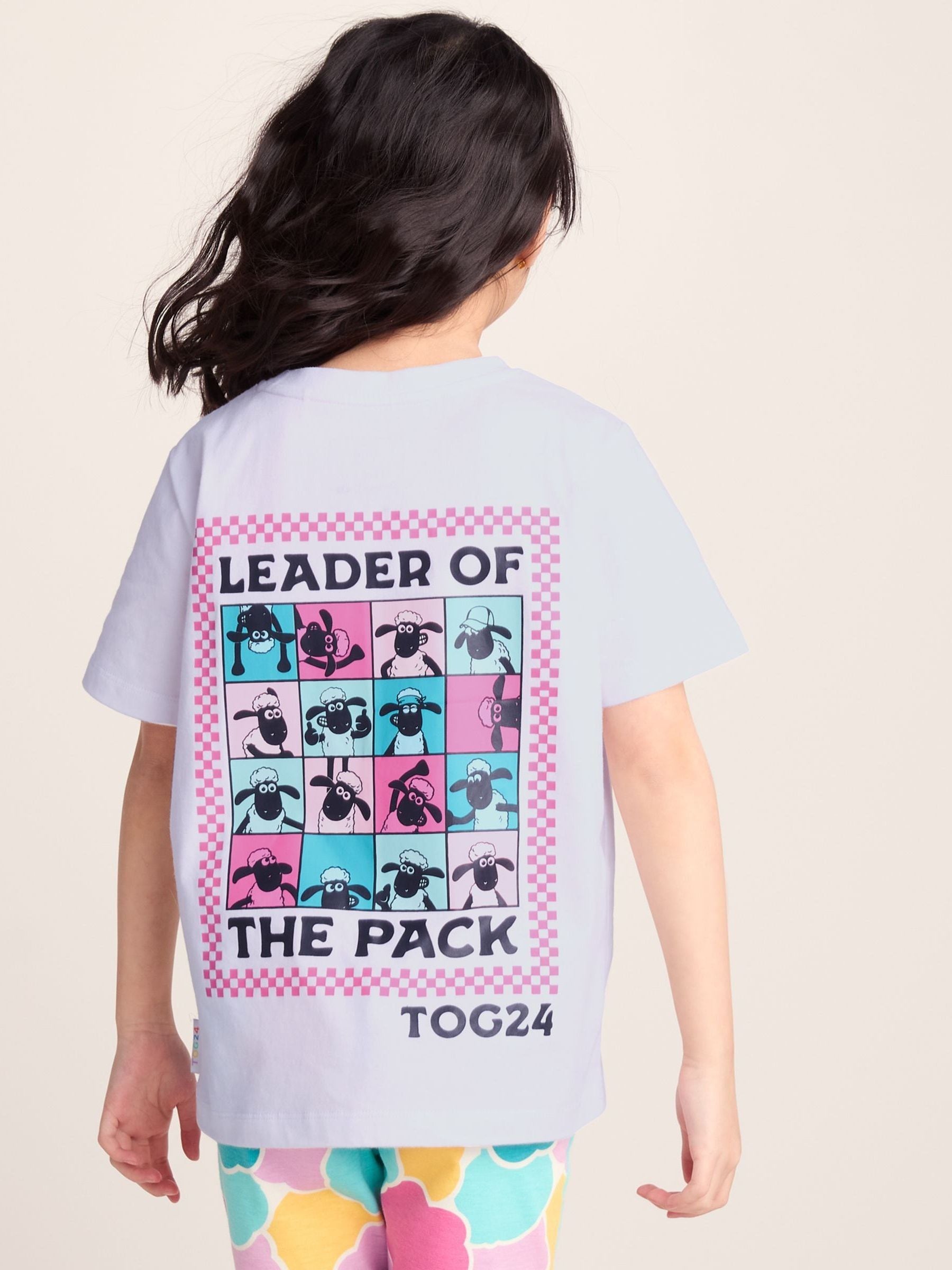 Tog 24 White/Pink Cameroon Kids Shaun The Sheep T-Shirt image 3
