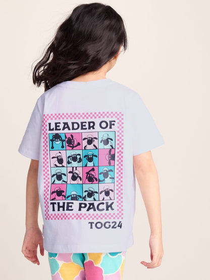 Tog 24 White/Pink Cameroon Kids Shaun The Sheep T-Shirt image 3