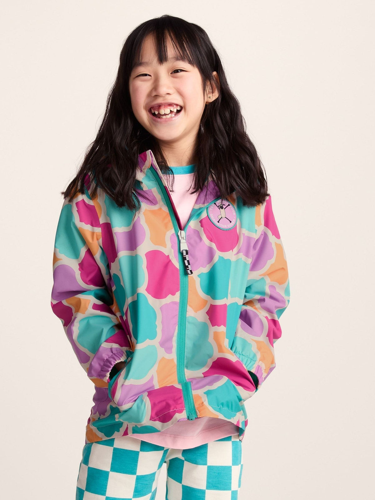 Dsiney Kidz - Tog 24 Pink Cohampshire Shaun the Sheep Waterproof Jacket image 1