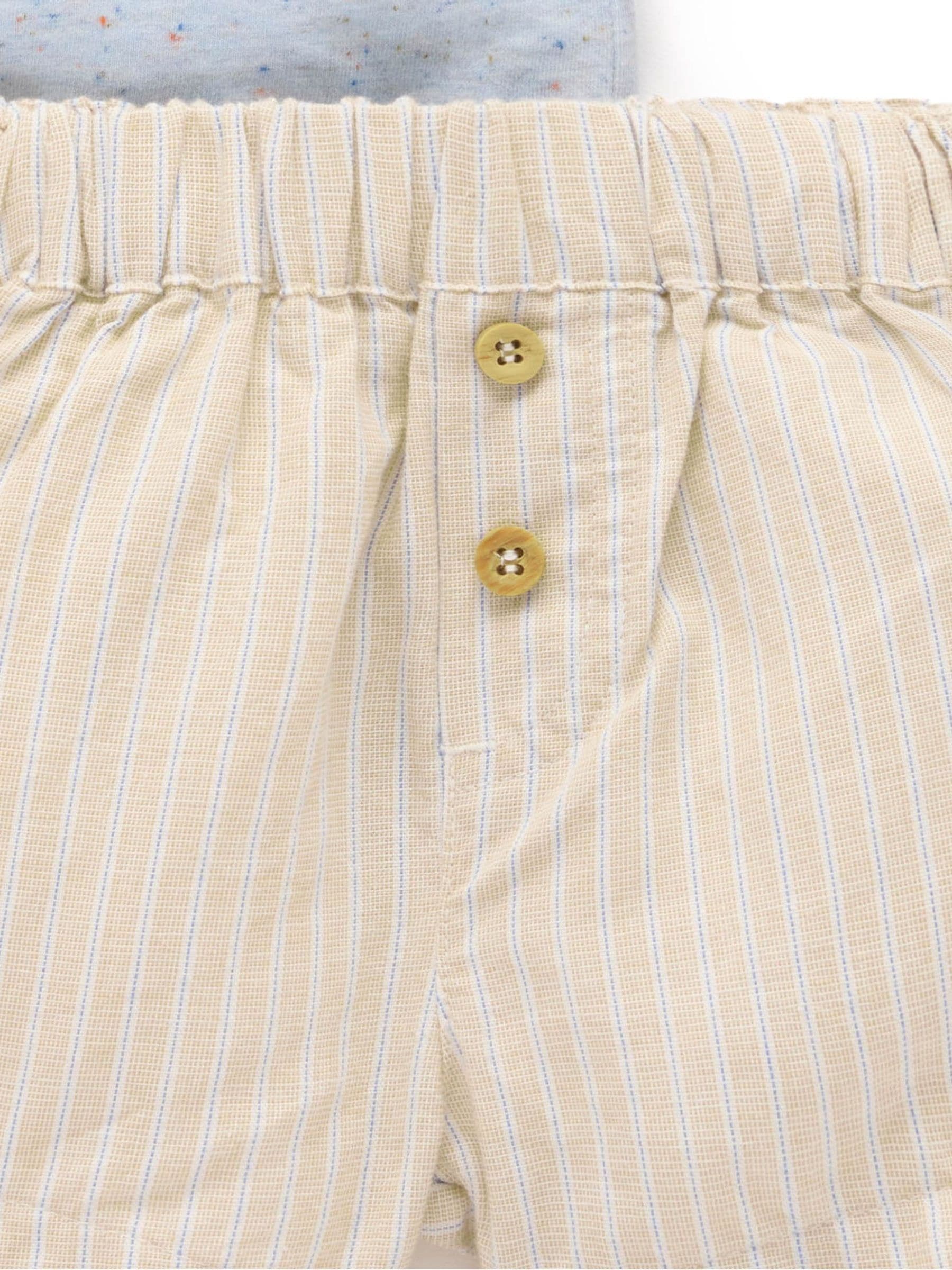 Purebaby Blue Donkey Shorts and T-Shirt Set image 5