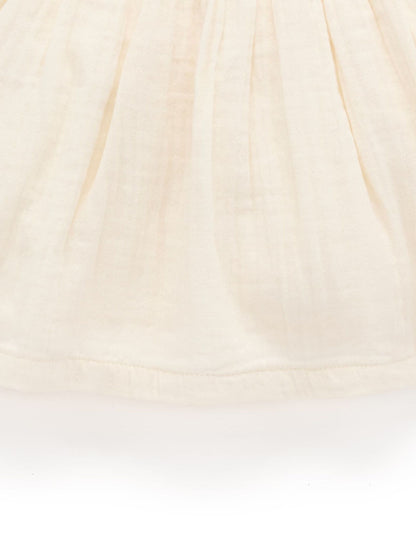 Purebaby White Embroidered Dress image 4