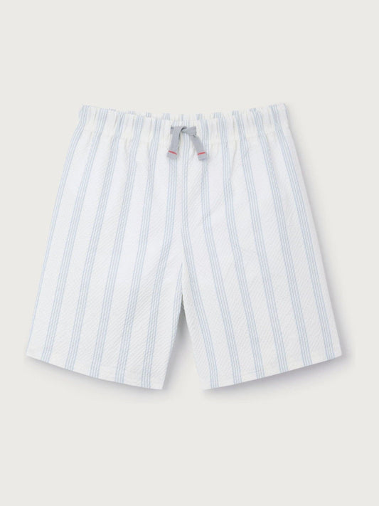 The White Company White Happy Crab Seersucker Swim Shorts image 1