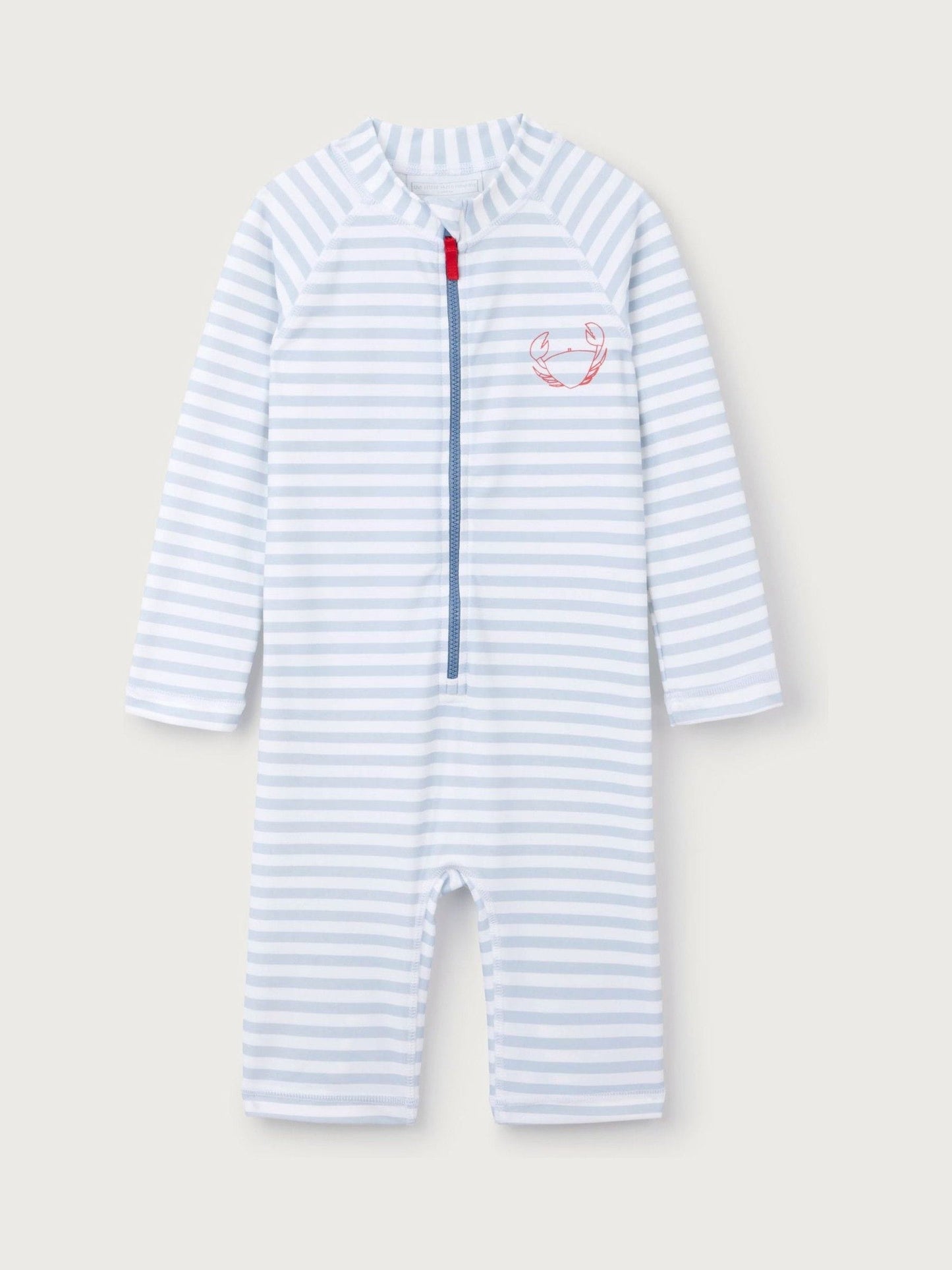 The White Company White Happy Crab Stripe Surfsuit image 1