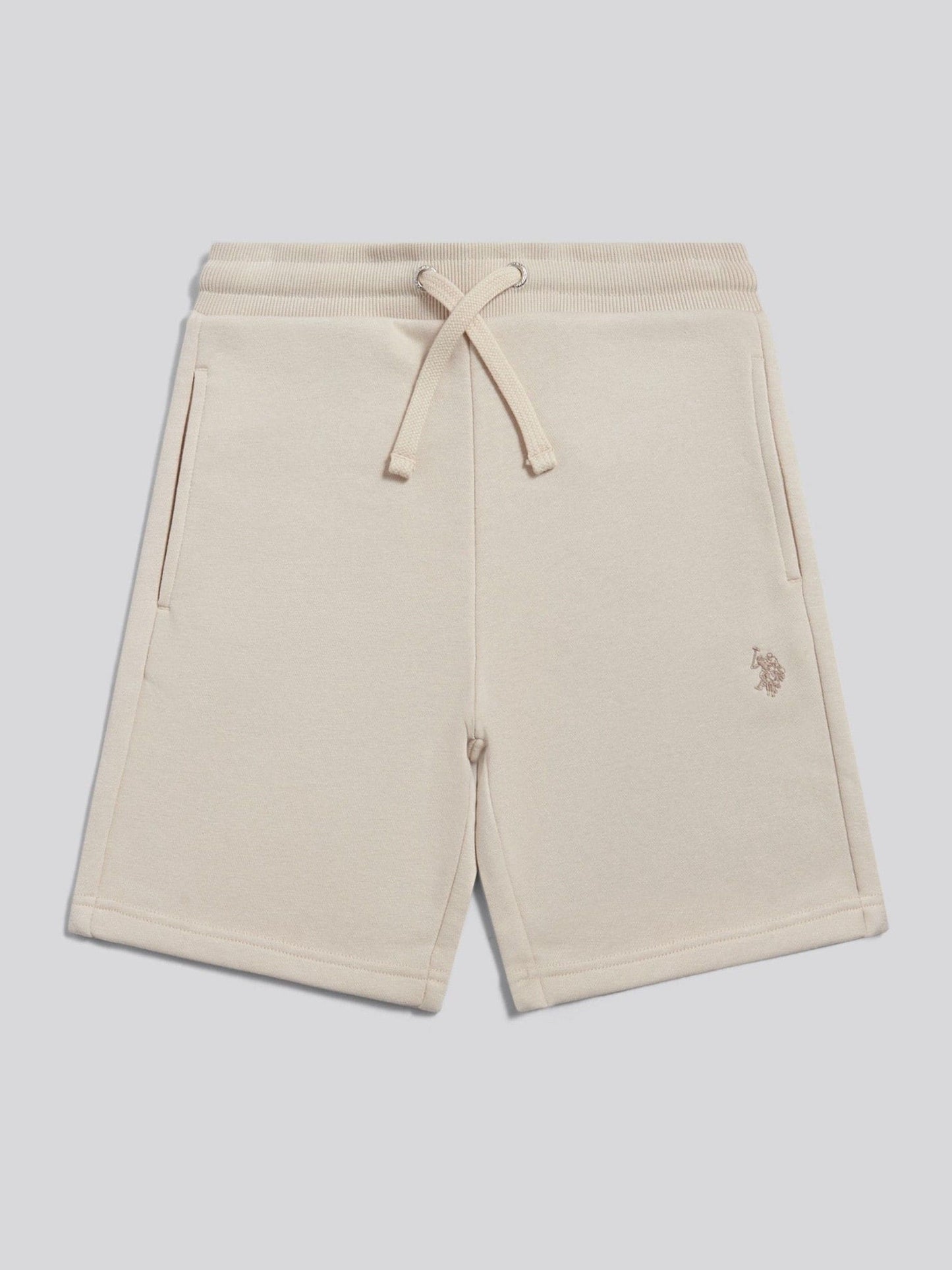 Dsiney Kidz - U.S. Polo Assn. Natural Double Horsemen Sweat Shorts image 1