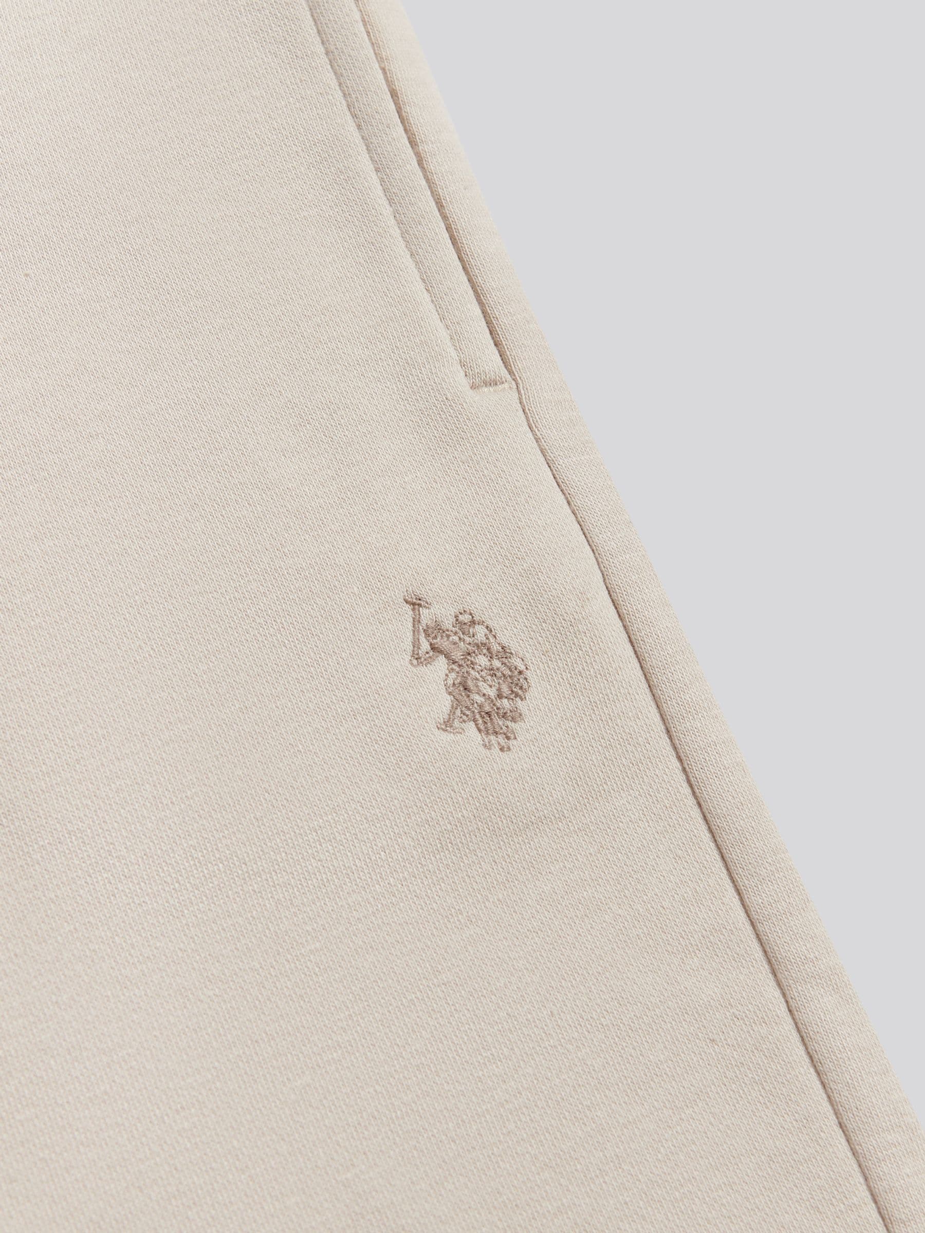 Dsiney Kidz - U.S. Polo Assn. Natural Double Horsemen Sweat Shorts image 3