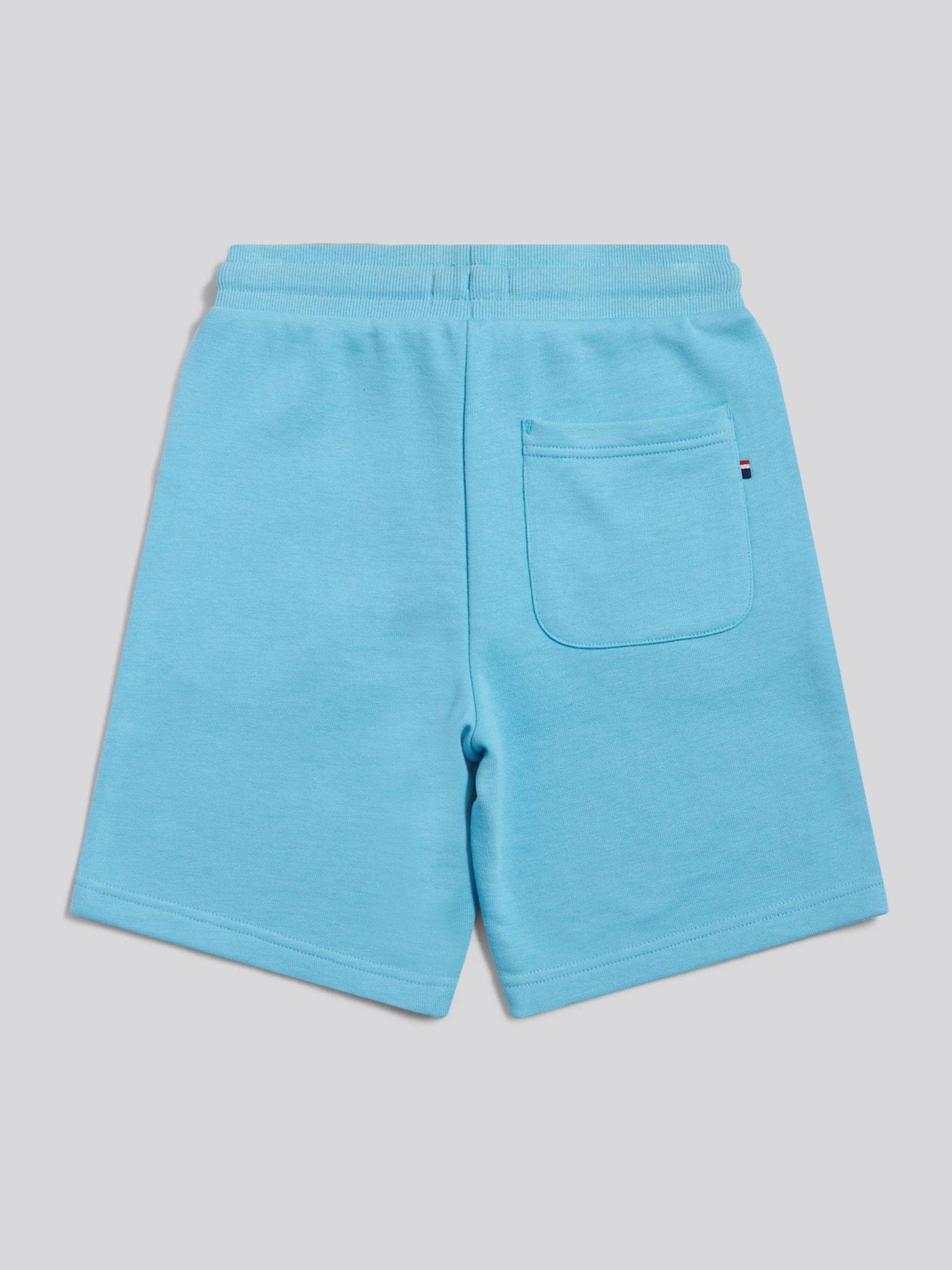 Dsiney Kidz - U.S. Polo Assn. Light Blue Double Horsemen Sweat Shorts image 2