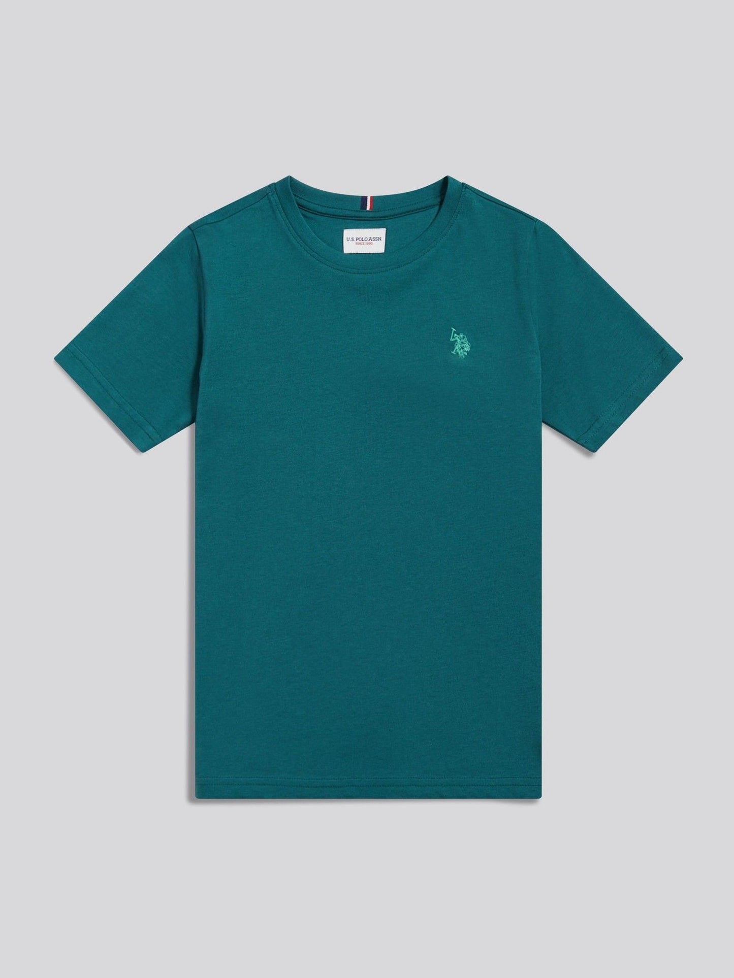 Dsiney Kidz - U.S. Polo Assn. Teal Texture Double Horsemen T-Shirt image 1