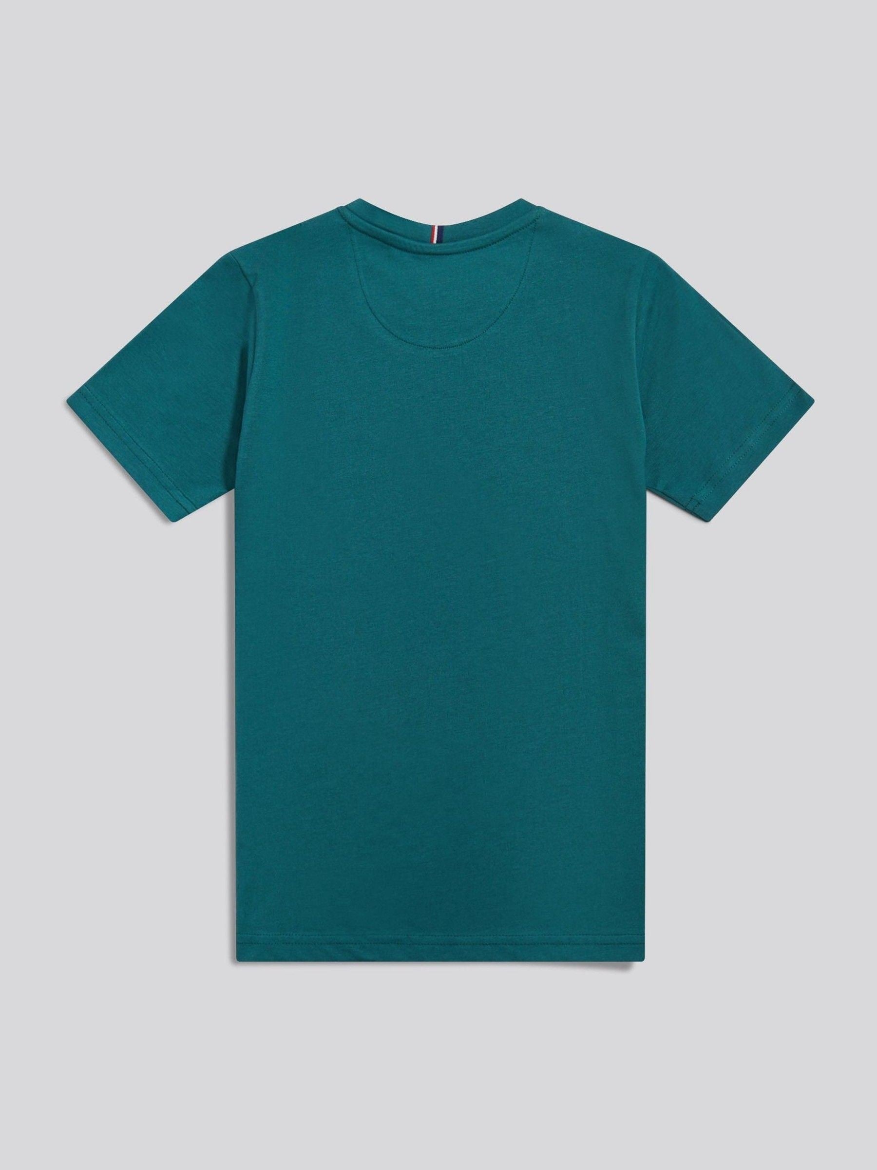 Dsiney Kidz - U.S. Polo Assn. Teal Texture Double Horsemen T-Shirt image 2