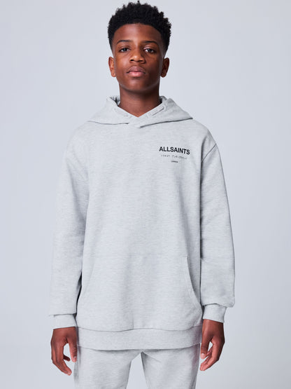 smALLSAINTS Grey Underground Oversized Pull-Over Hoodie - image 1