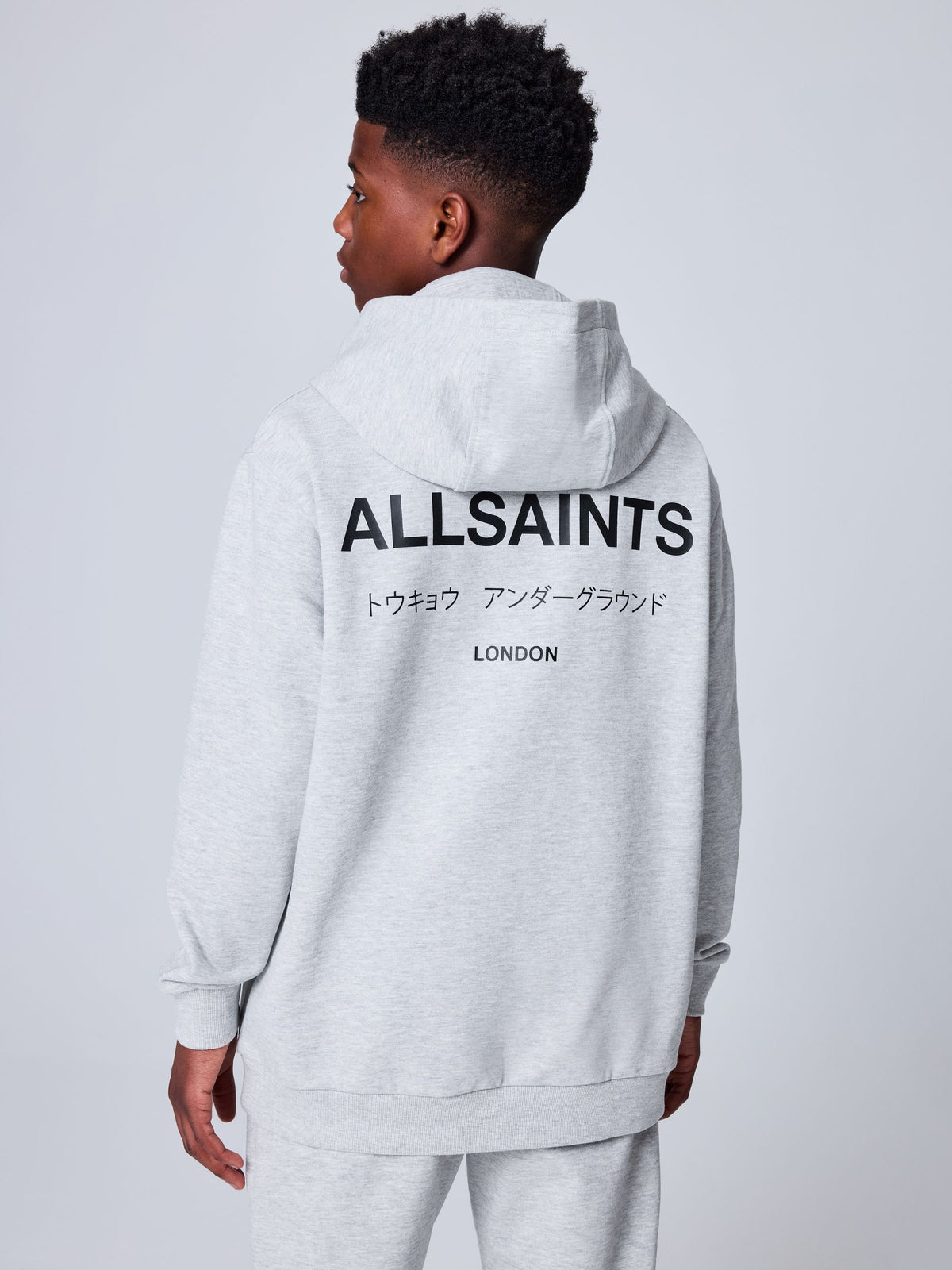 smALLSAINTS Grey Underground Oversized Pull-Over Hoodie - image 4