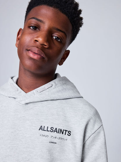 smALLSAINTS Grey Underground Oversized Pull-Over Hoodie - image 5