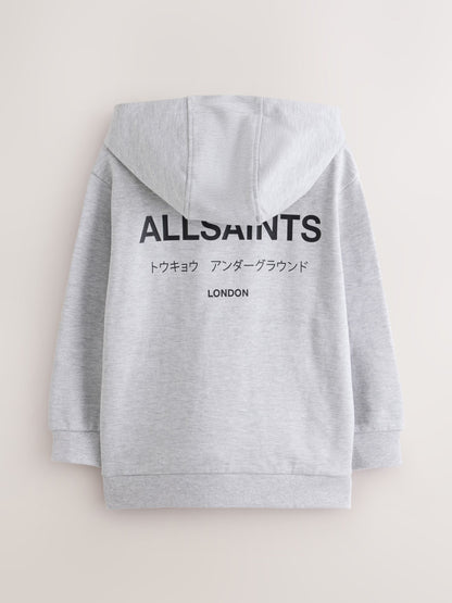 smALLSAINTS Grey Underground Oversized Pull-Over Hoodie - image 9