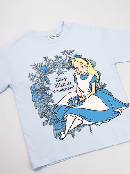Dsiney Kidz - Vanilla Underground Blue Alice In Wonderland Short Sleeved T-Shirt image 3